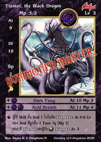 Tiamat, the Black Dragon