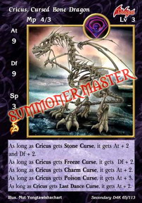 Cricus, Cursed Bone Dragon