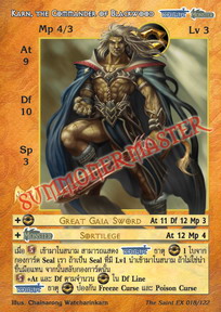 Karn, the Commander of Blackwood