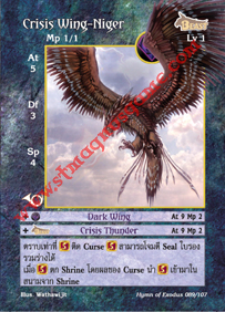 Crisis Wing-Niger