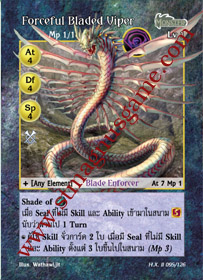 Forceful Bladed Viper