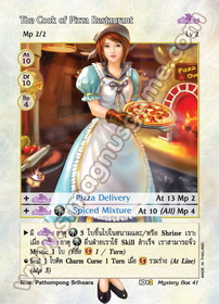 The Cook of Pizza Restaurant