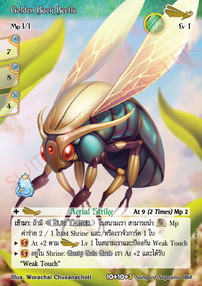 Golden Back Beetle