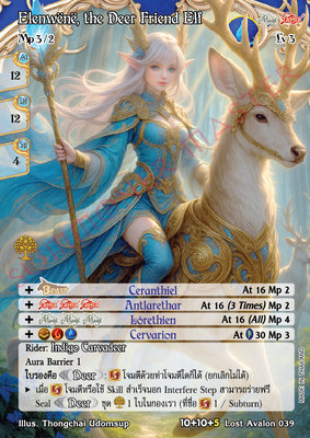 Elenwënë, the Deer Friend Elf
