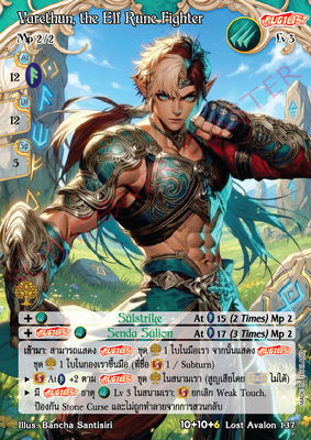 Varethun, the Elf Rune Fighter