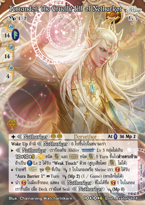 Terrandor, the Cruelly Elf of Netharkor