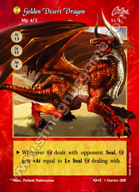 [I Starter] Golden Desert Dragon